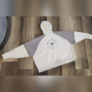 Under Armor Project Rock Cowl neck, cropped, hooded, oversized sweatshirt